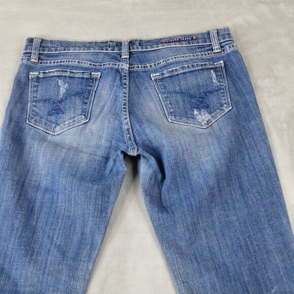 VIGOSS Jeans Womens 8 (32x30) London Boot Blue Denim P2520J - Picture 7 of 10